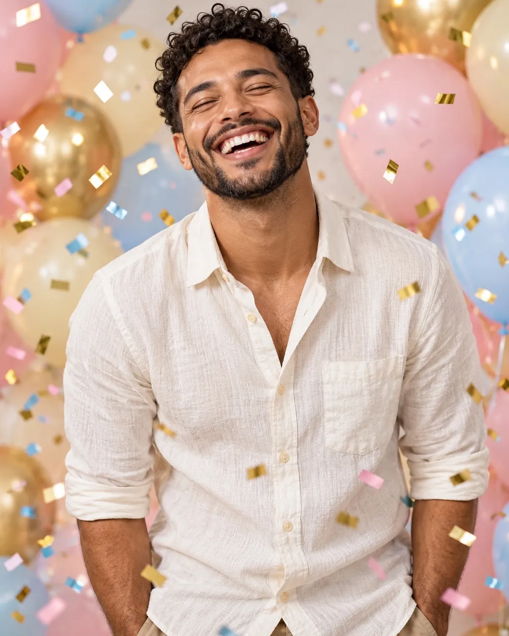 Birthday photoshoot sample: Confetti studio